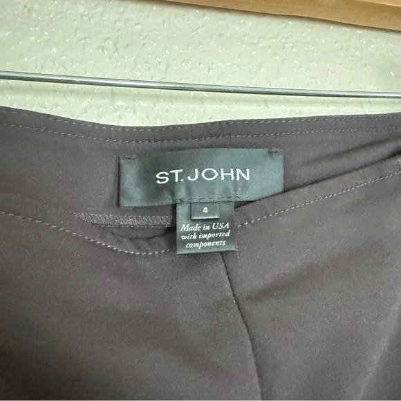 St John Black Skinny Ankle Cut Cigarette Pants - Picture 4 of 8